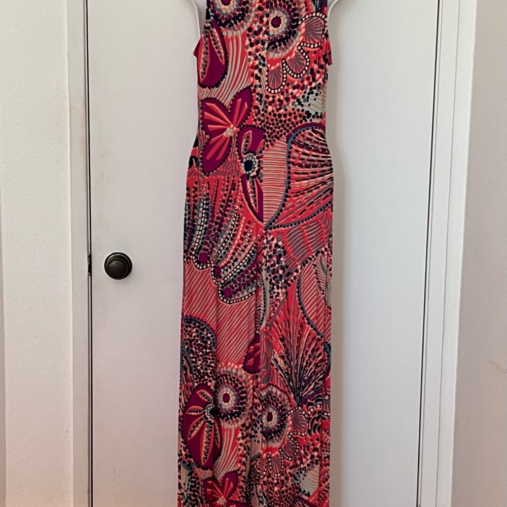 Tommy Bahama Multicolor Sleeveless Maxi Dress - Size Small - Picture 3 of 6